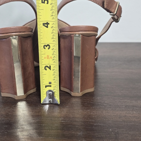 Antonio Melani Brinay Leather Slingback W/Block Heels Women's Size 6.5M - Picture 8 of 12